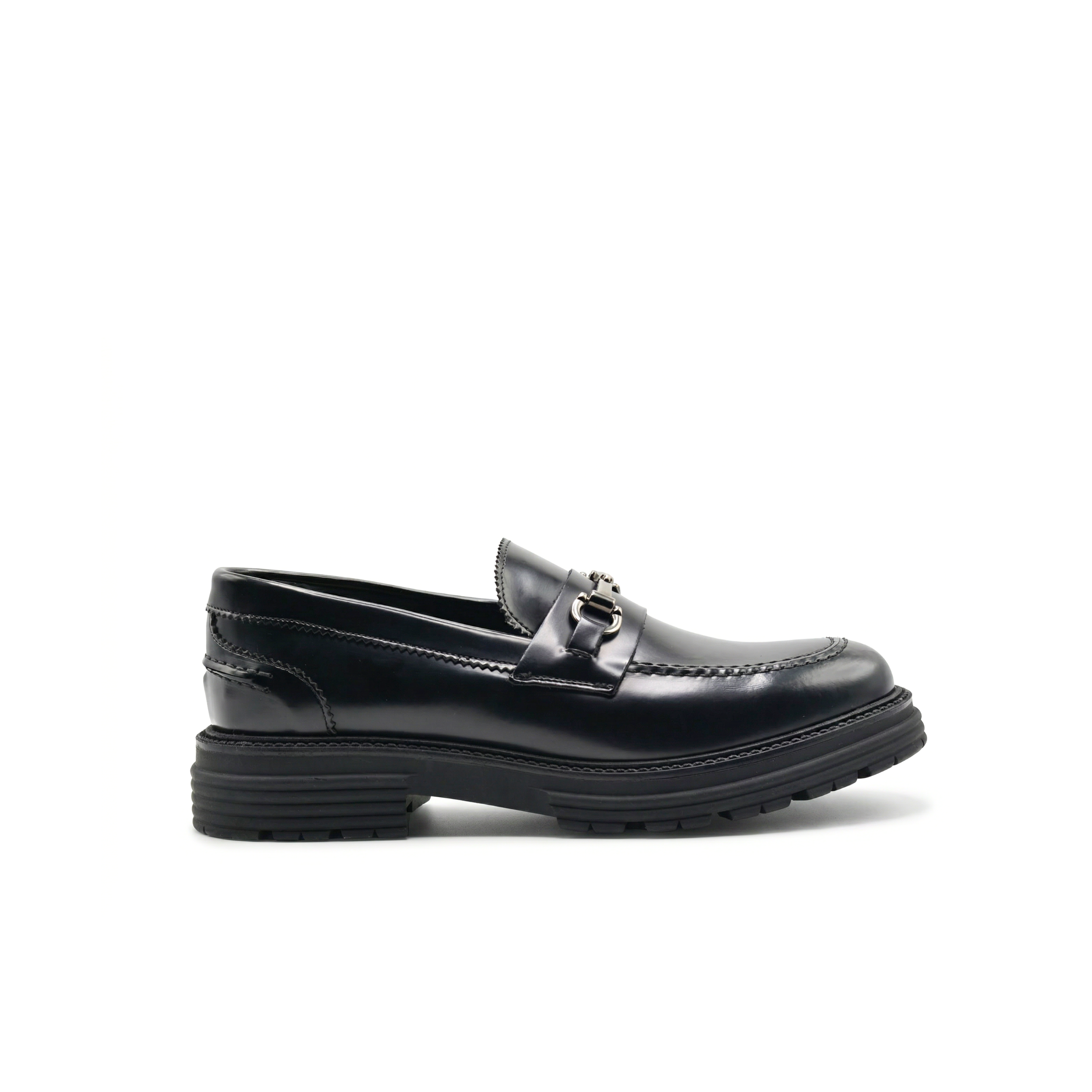 Mocassin homme Morris avec mors en cuir véritable abrasé