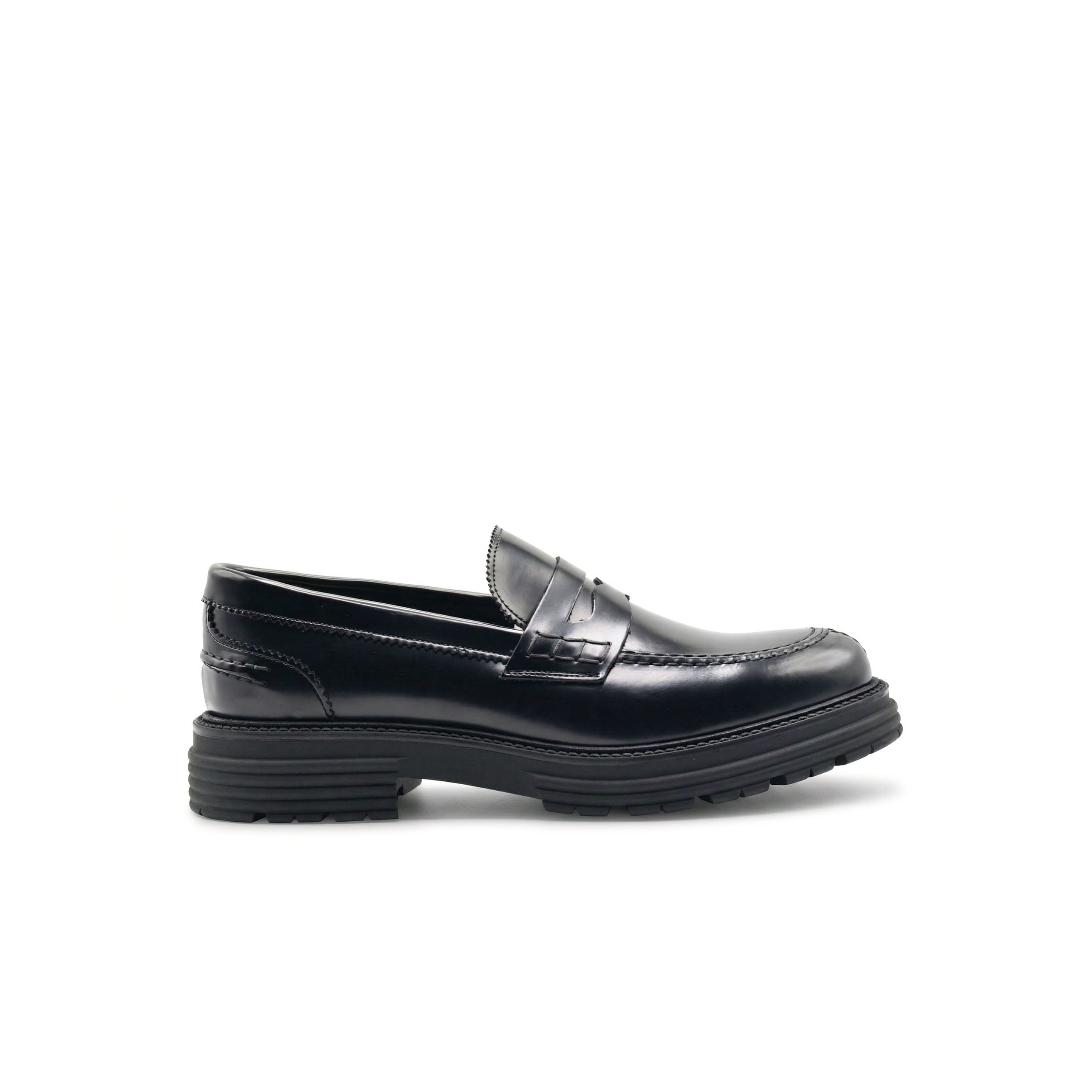Mocassin homme Morris avec bride en cuir véritable abrasé