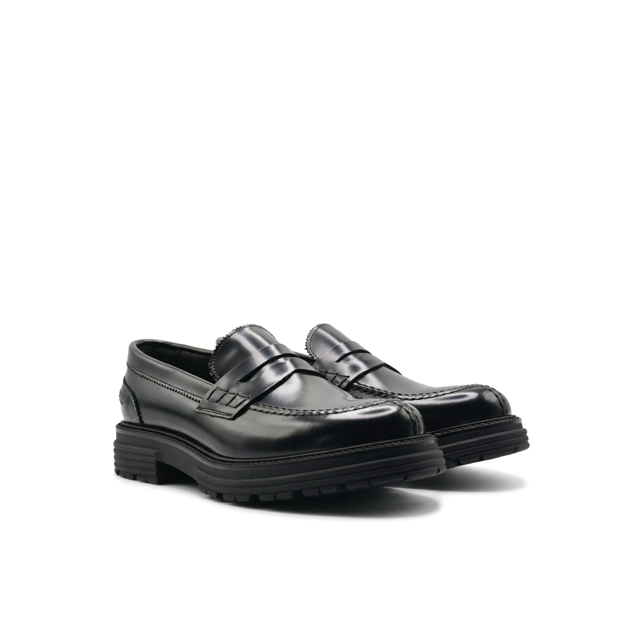 Mocassin homme Morris avec bride en cuir véritable abrasé