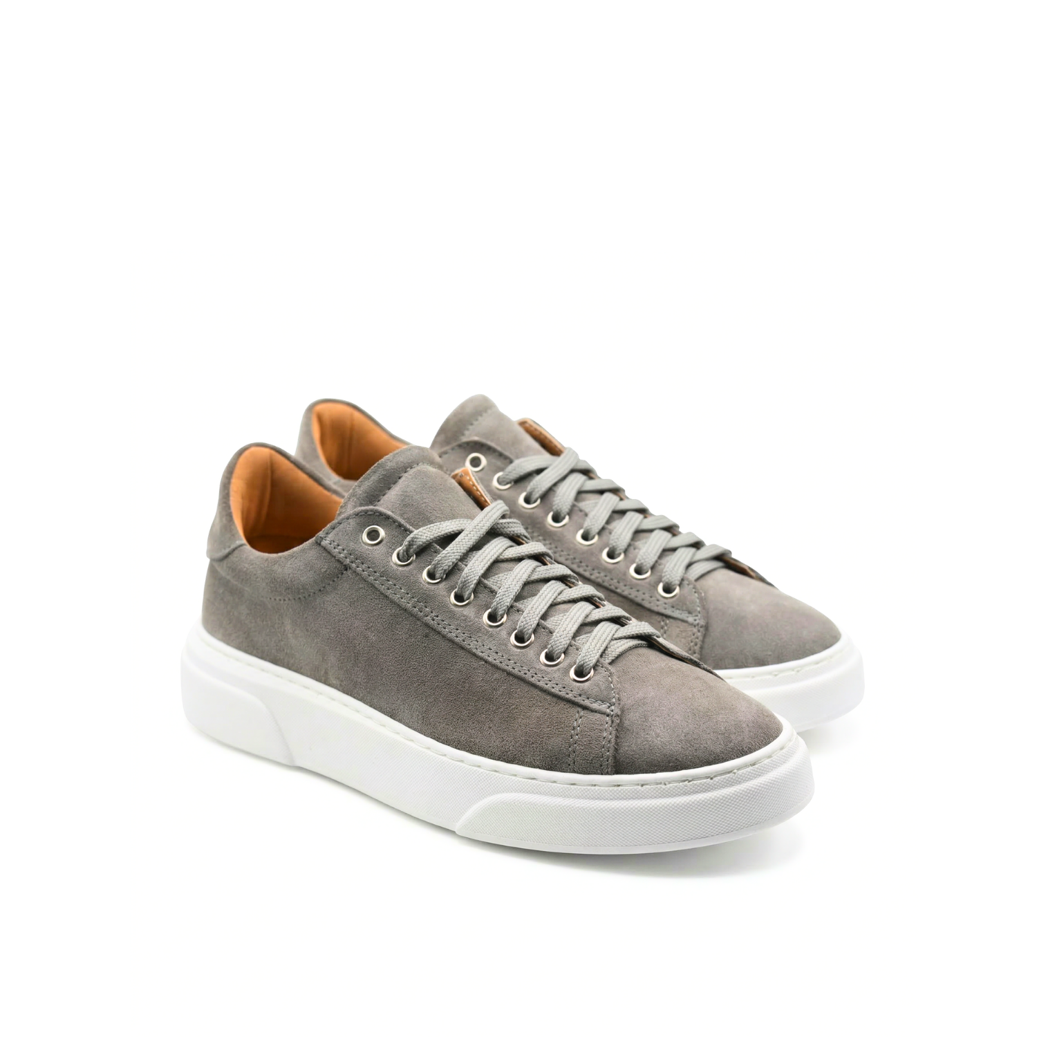 Baskets Smith pour homme en daim semelle blanche