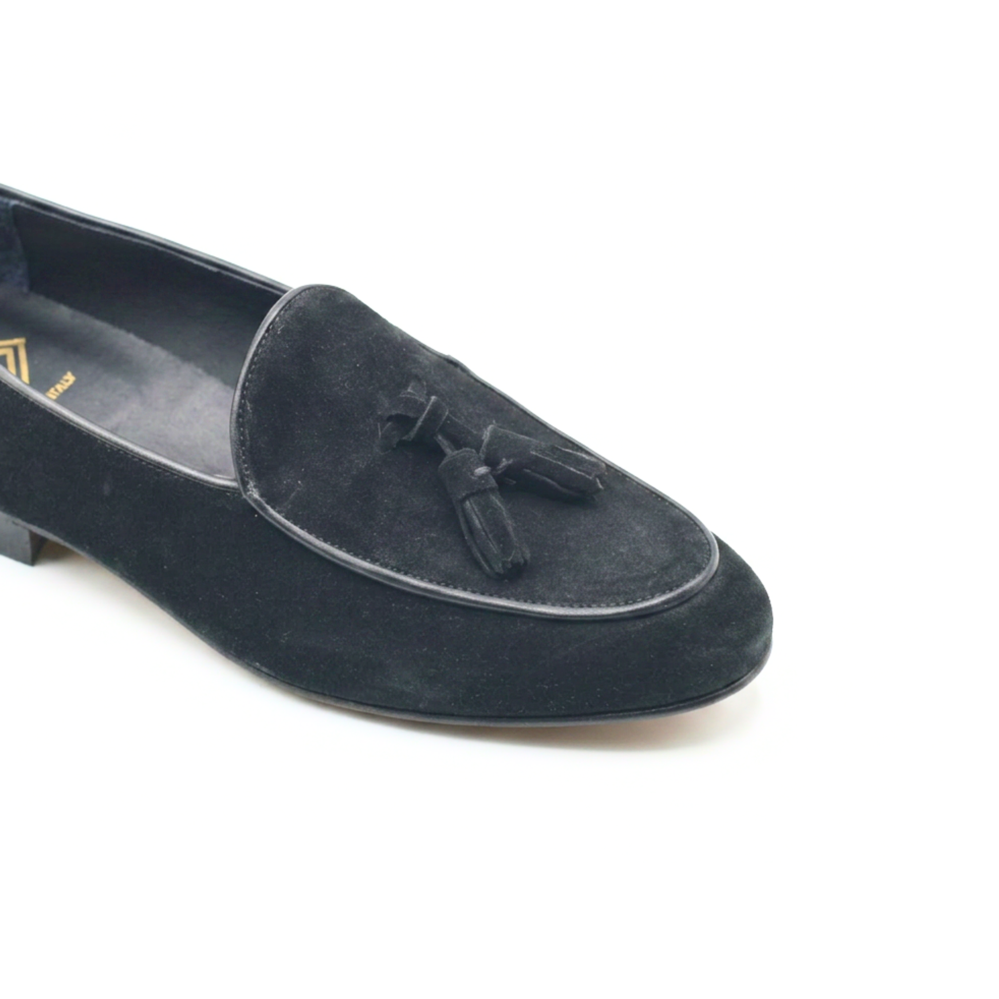 Mocassin homme lux en daim semelle cuir
