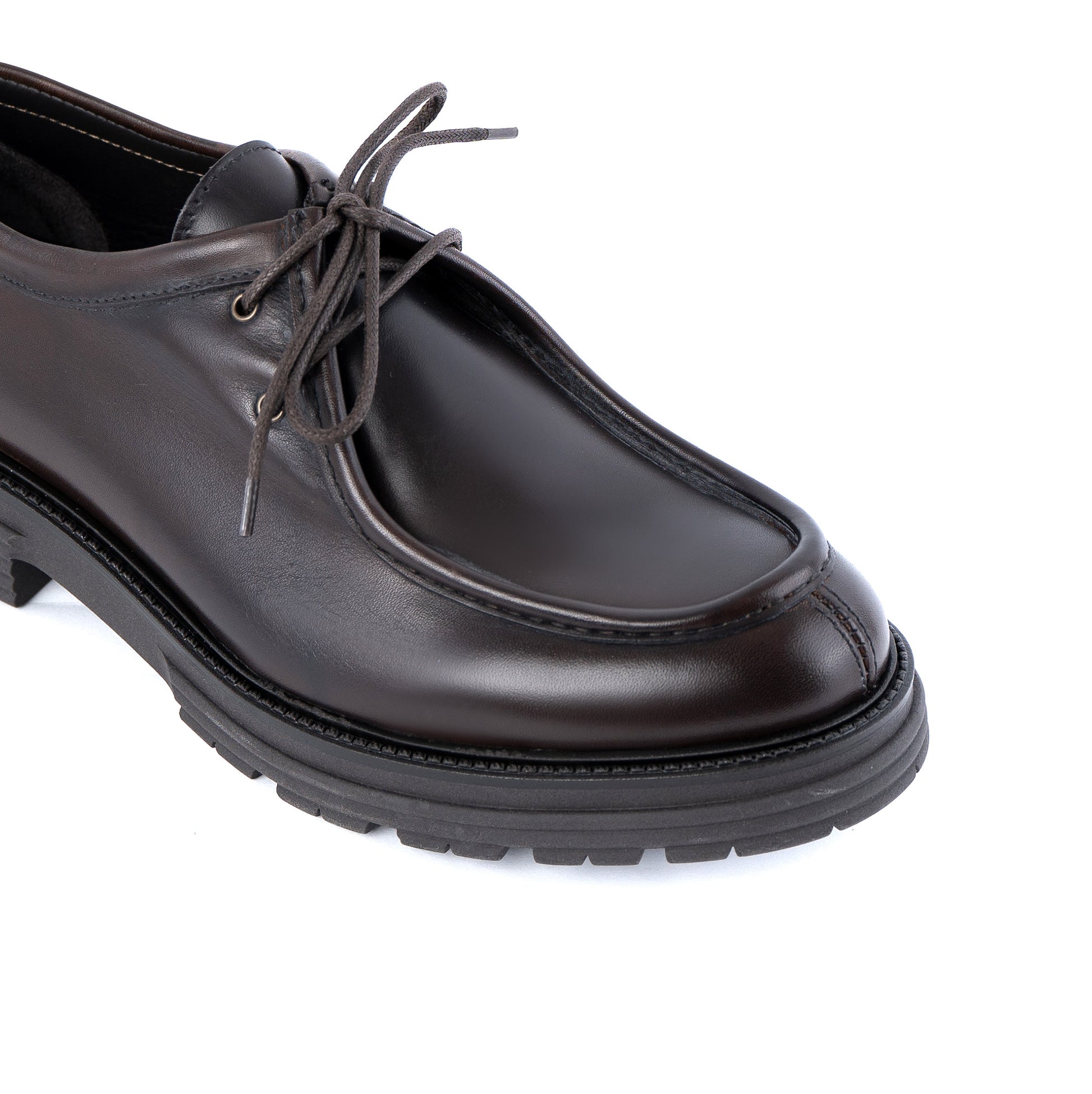Vector ingénieur à lacets en cuir véritable