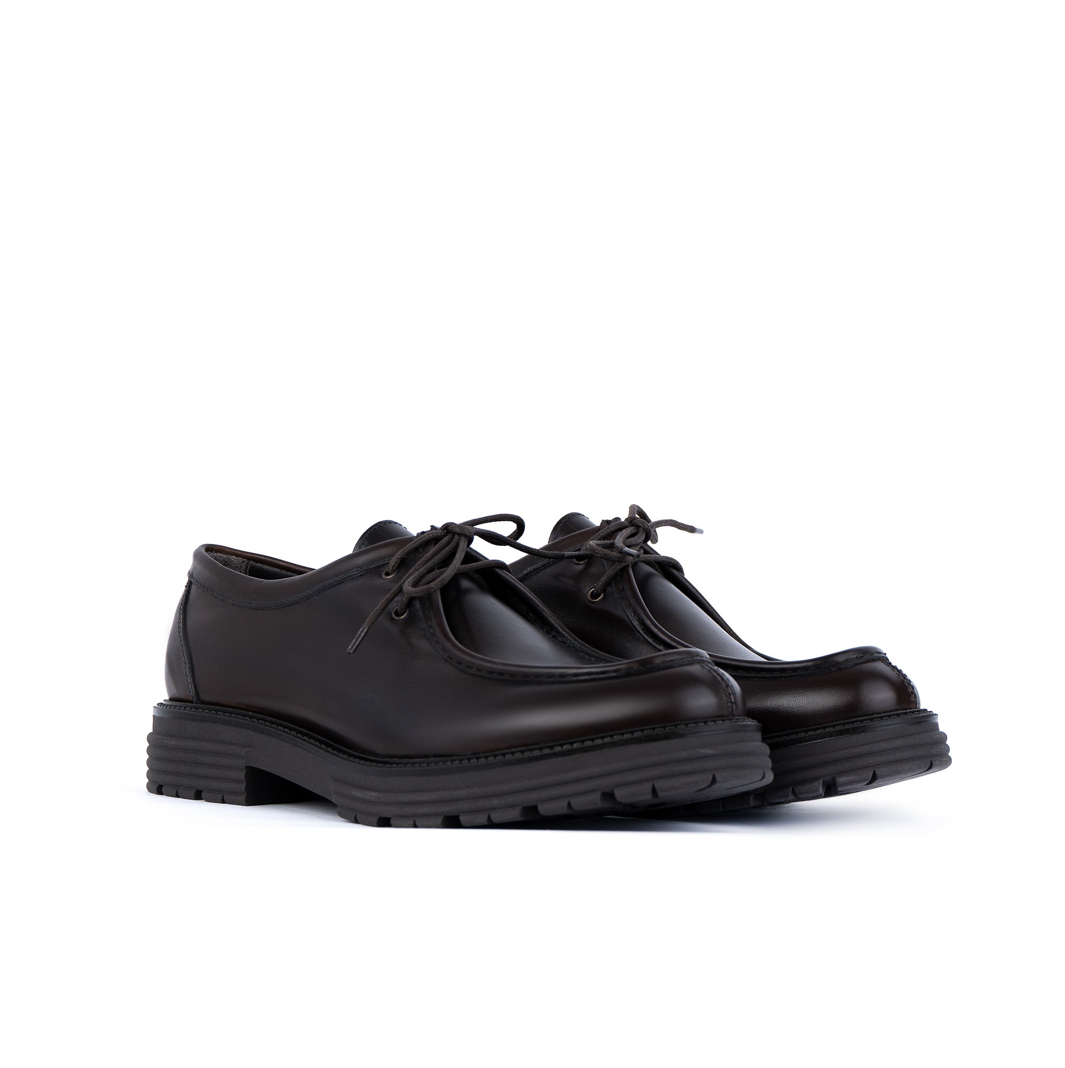 Vector ingénieur à lacets en cuir véritable