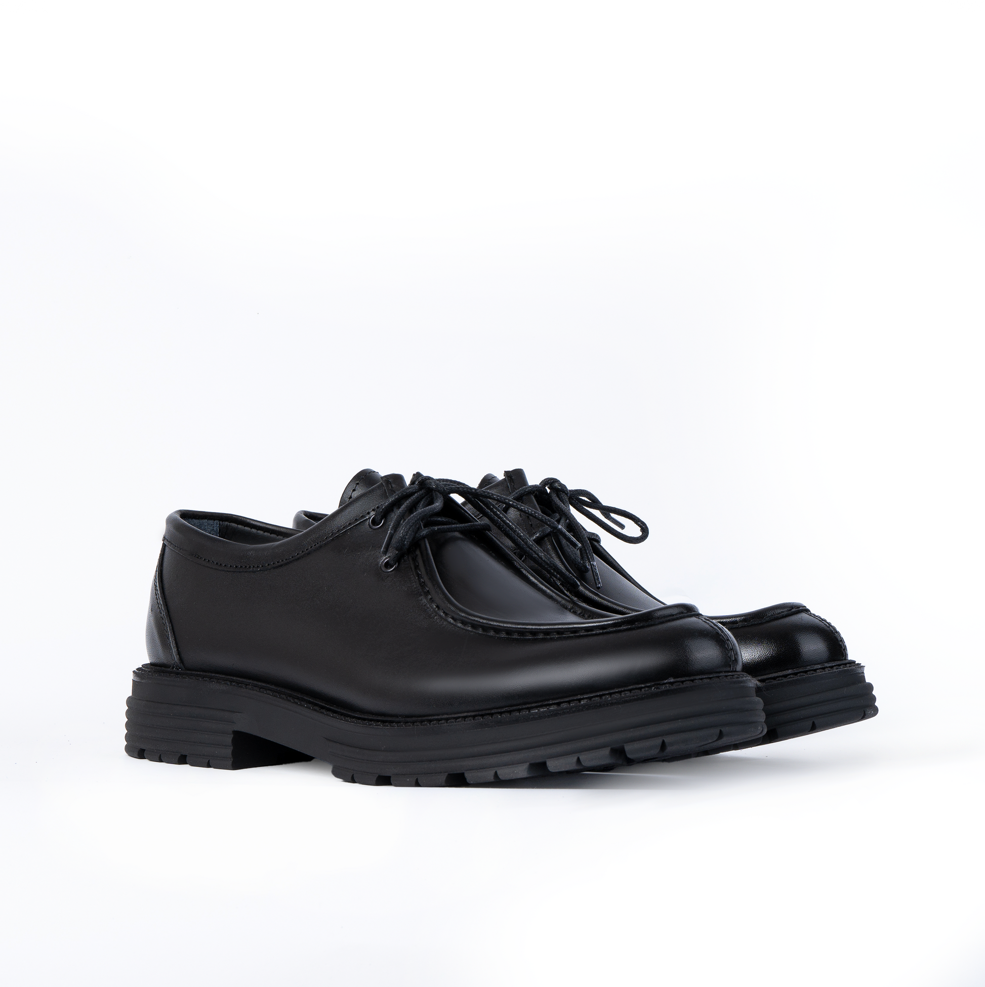 Vector ingénieur à lacets en cuir véritable