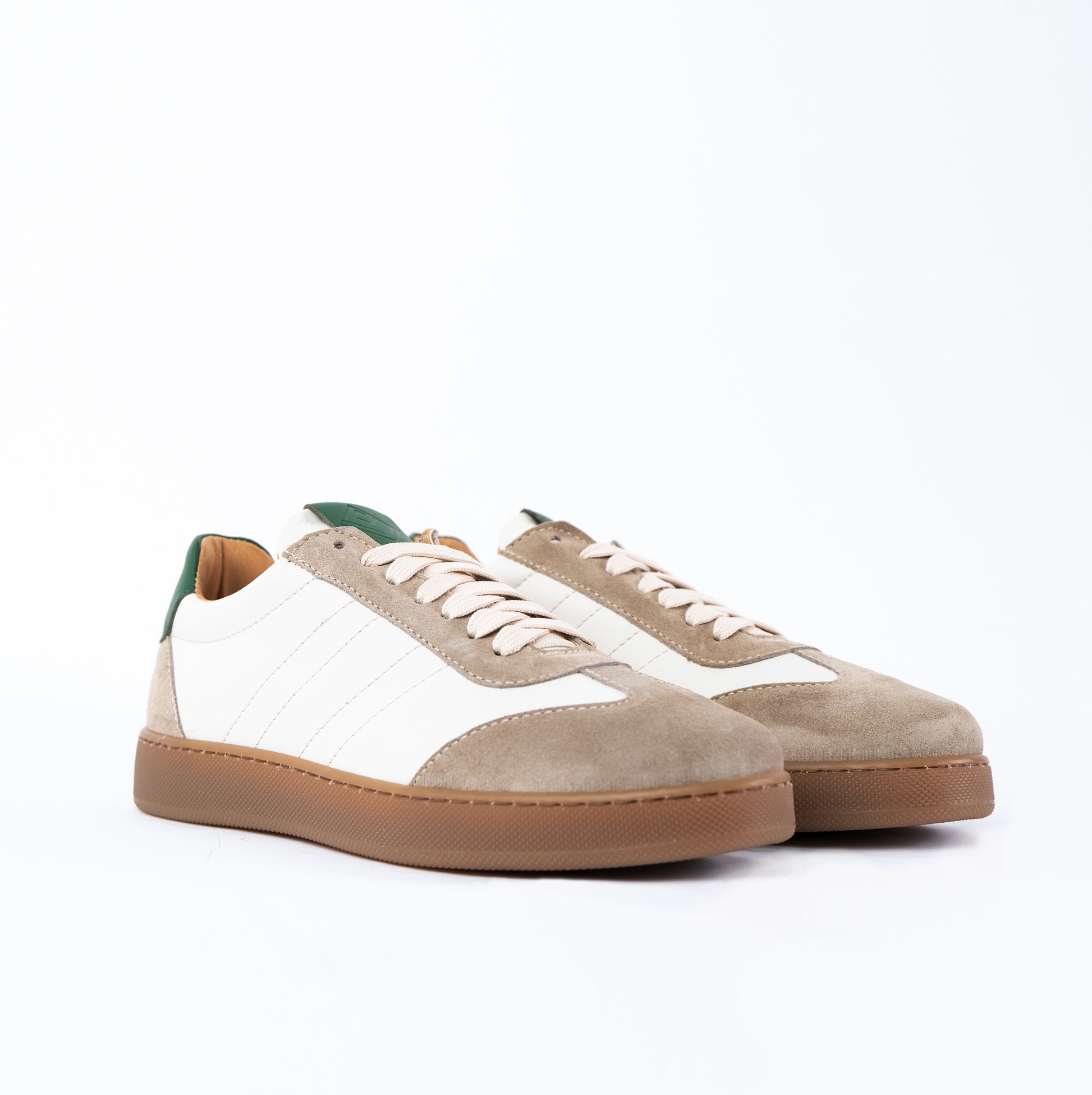 Baskets basses Fusion pour homme en cuir véritable bottolato