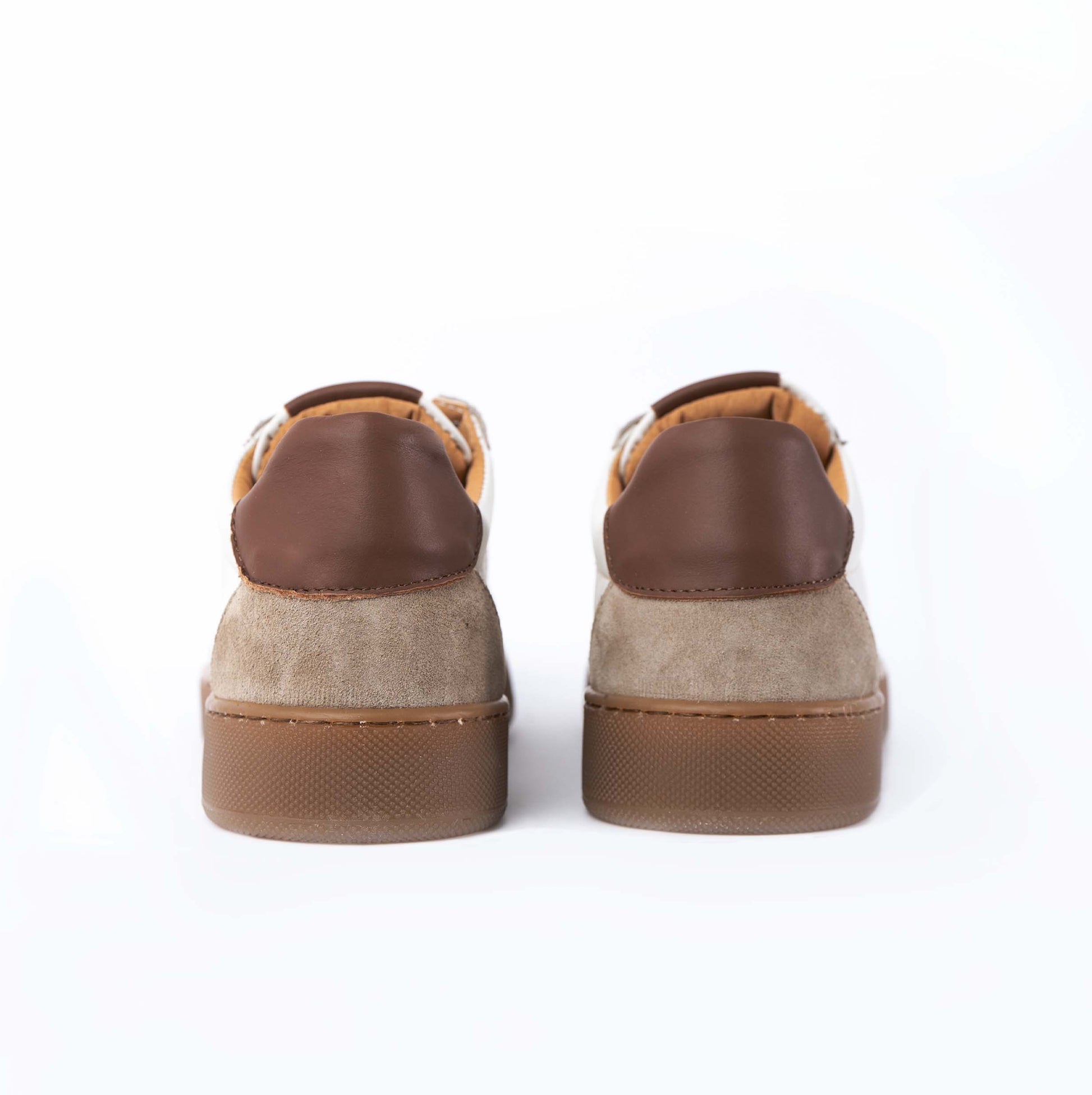 Baskets basses Fusion pour homme en cuir véritable bottolato