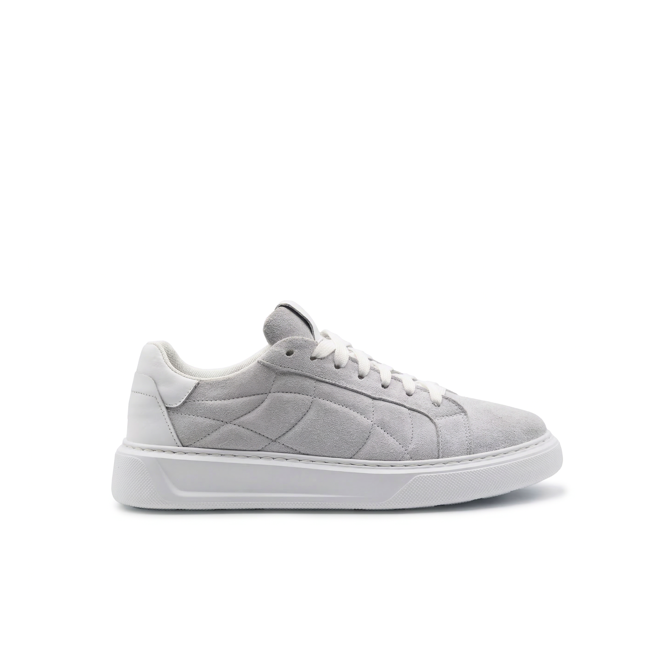 Baskets Orion Homme en daim semelle blanche
