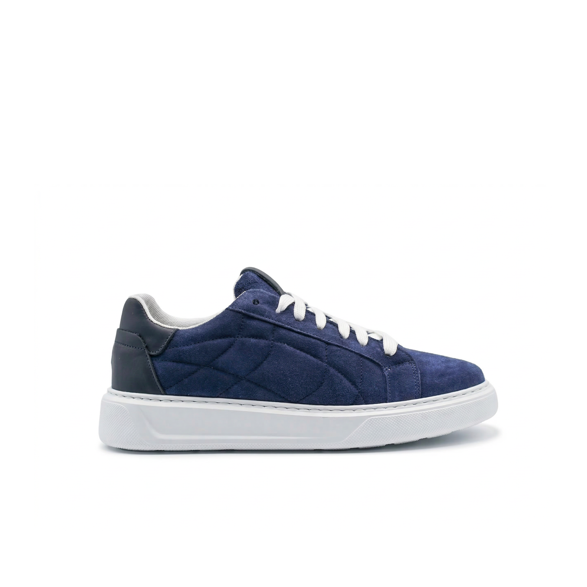 Baskets Orion Homme en daim semelle blanche