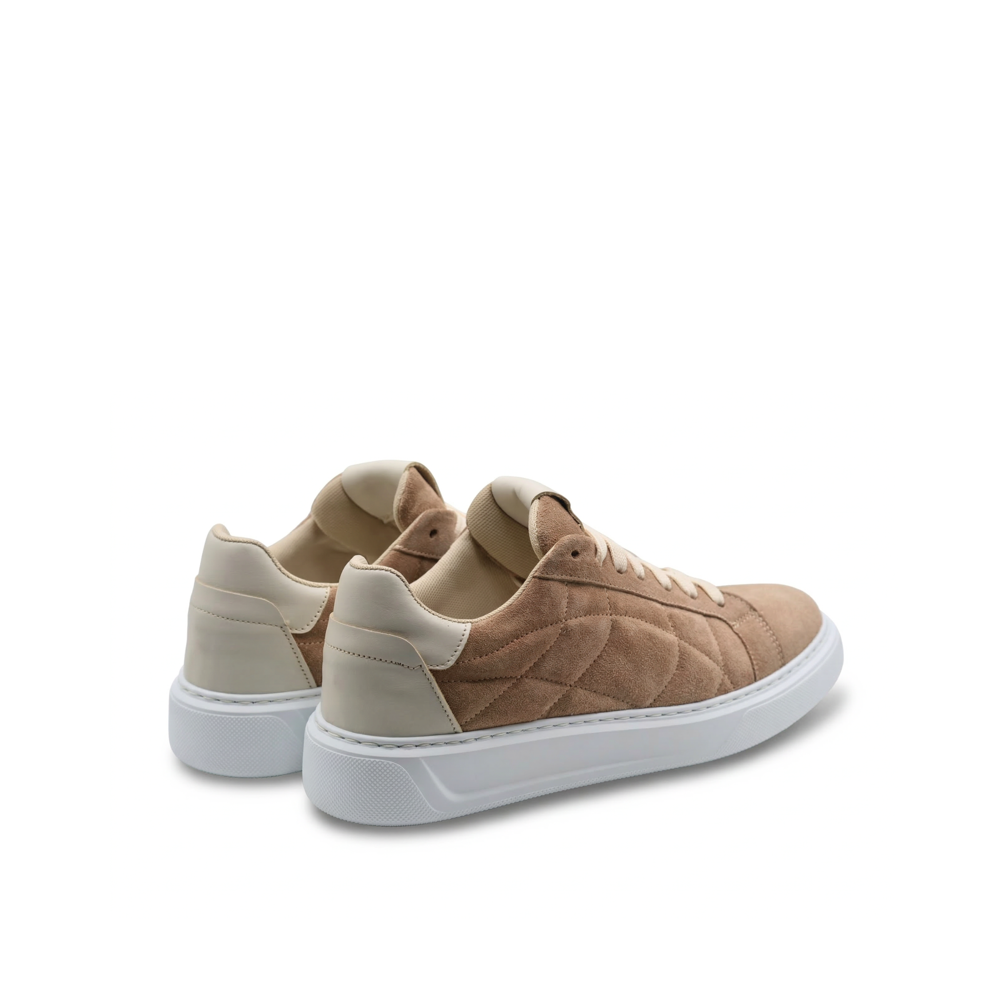 Baskets Orion Homme en daim semelle blanche