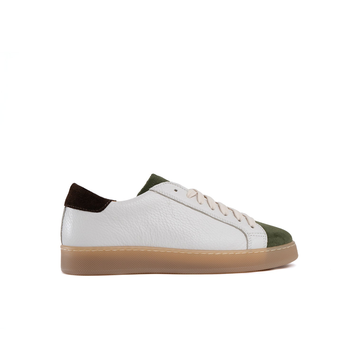 Baskets urbaines homme cuir véritable bottolata inserts en daim