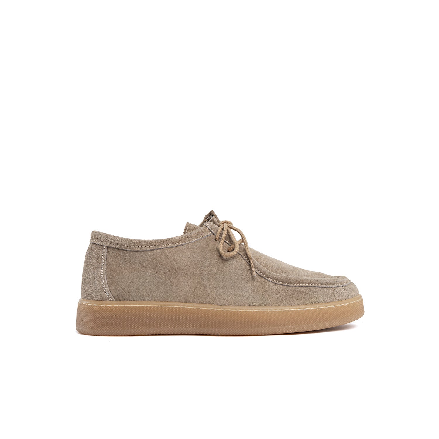 Fond clair ambre homme en daim doux