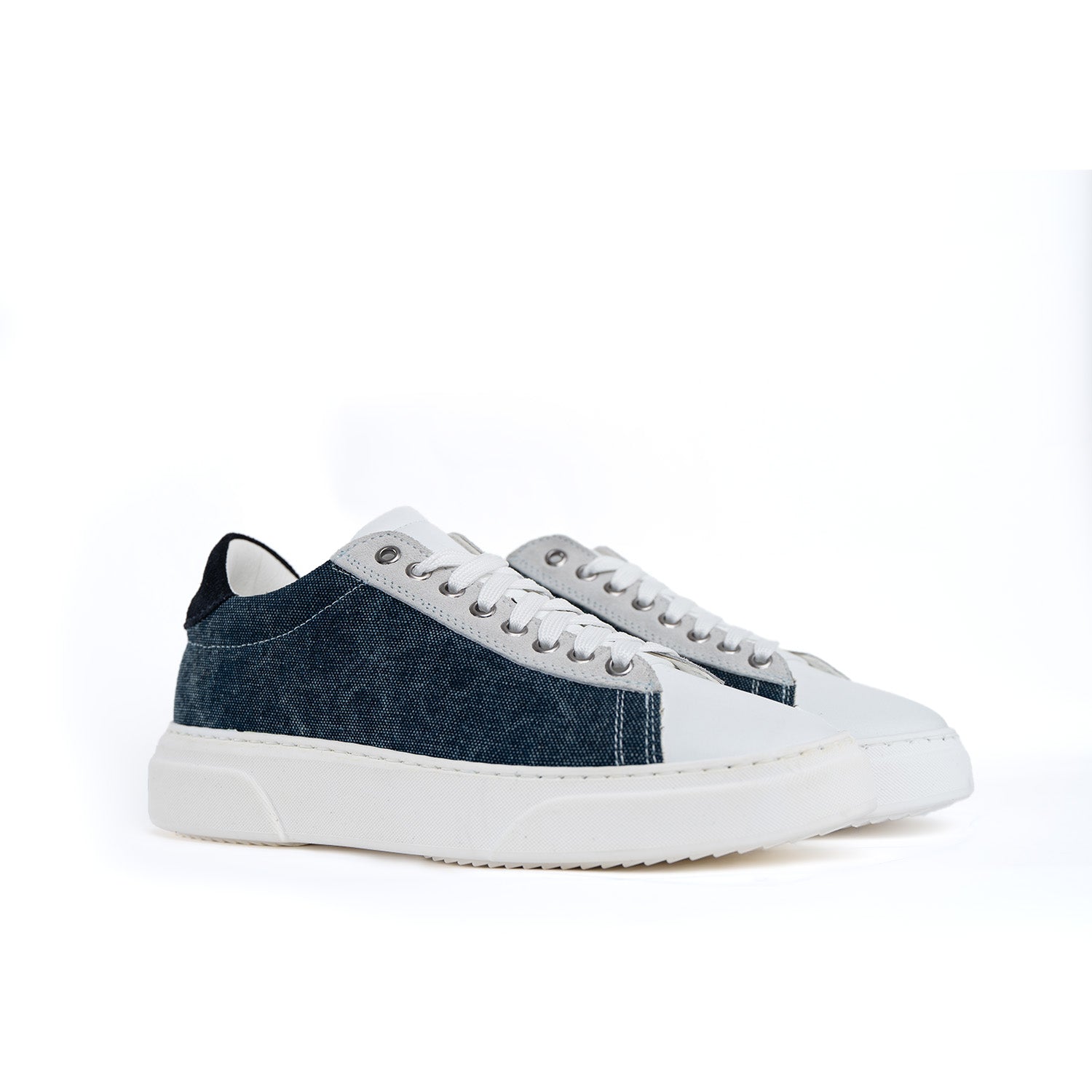 Smith Sneakers Homme en Denim fond blanc