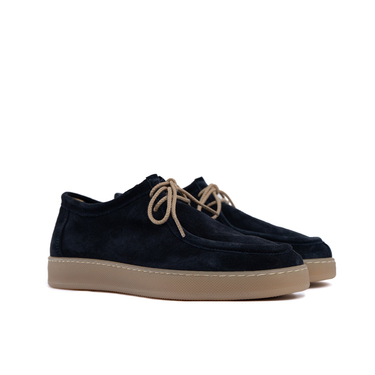 Fond clair ambre homme en daim doux