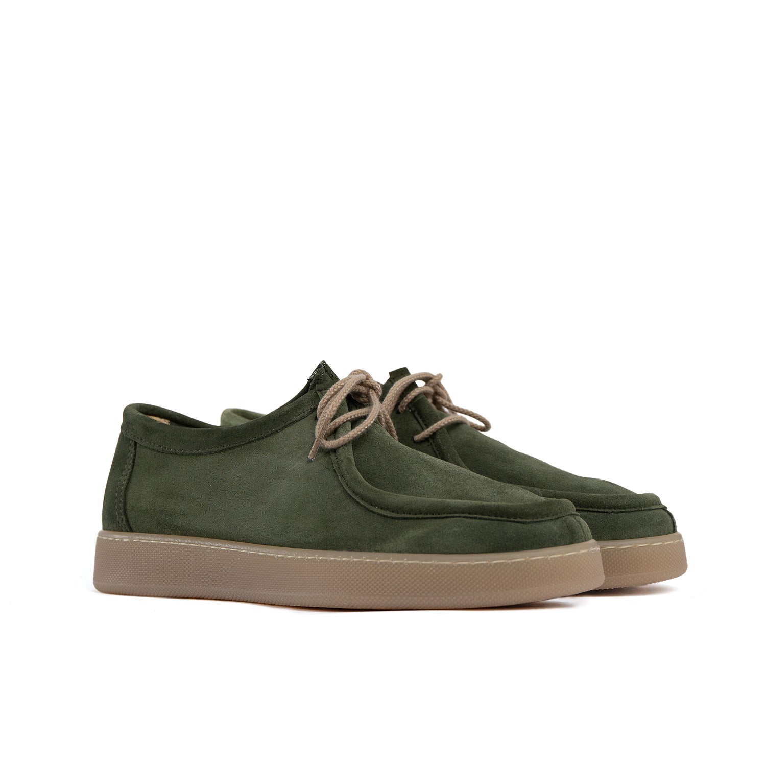 Fond clair ambre homme en daim doux