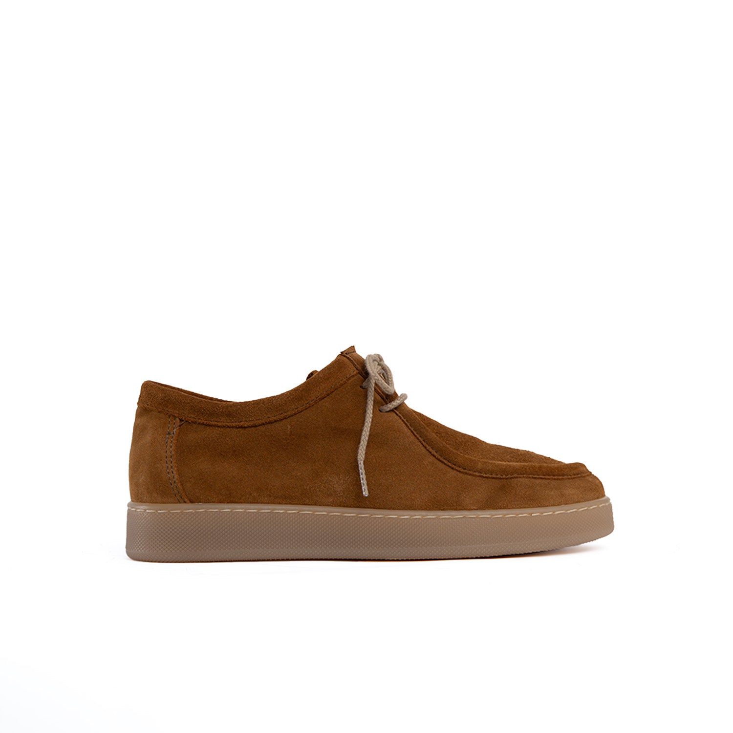 Fond clair ambre homme en daim doux
