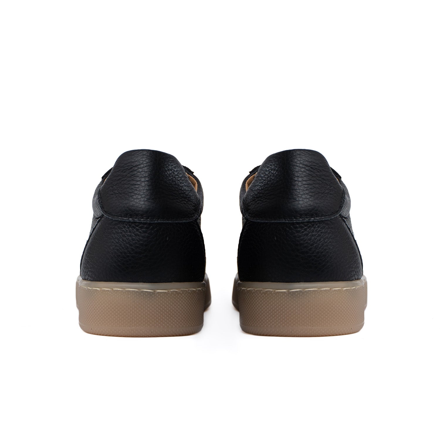 Baskets Fusion fond ambre clair homme en cuir véritable bottolata