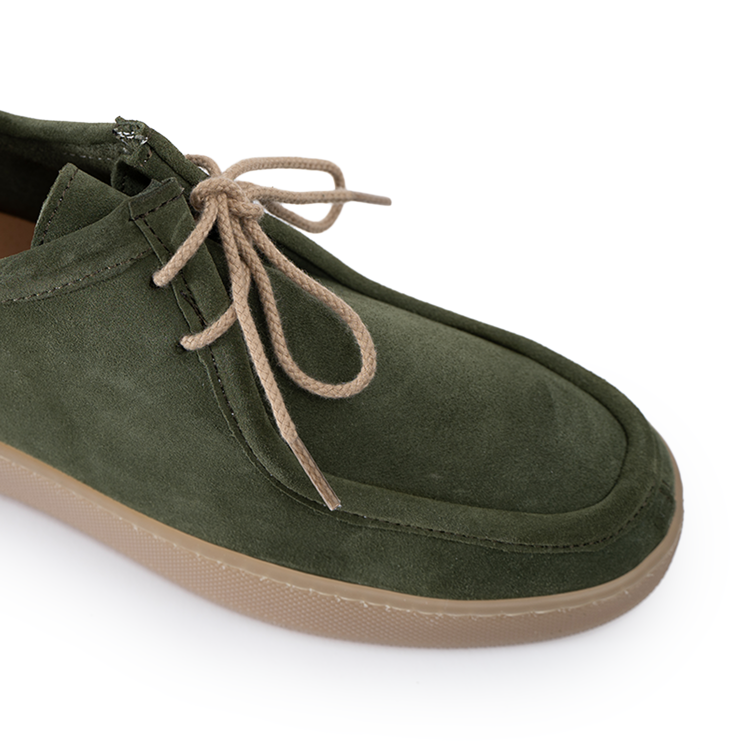 Fond clair ambre homme en daim doux