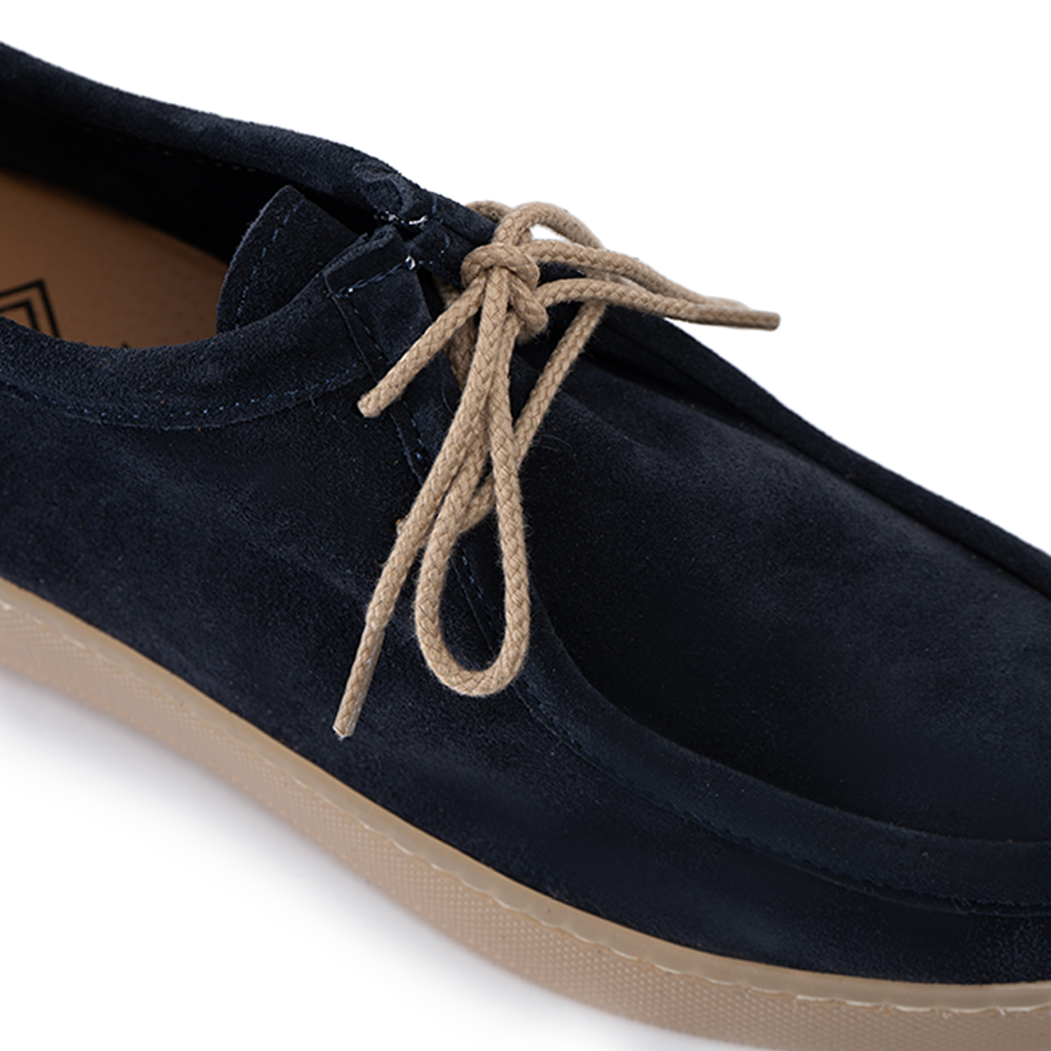 Fond clair ambre homme en daim doux