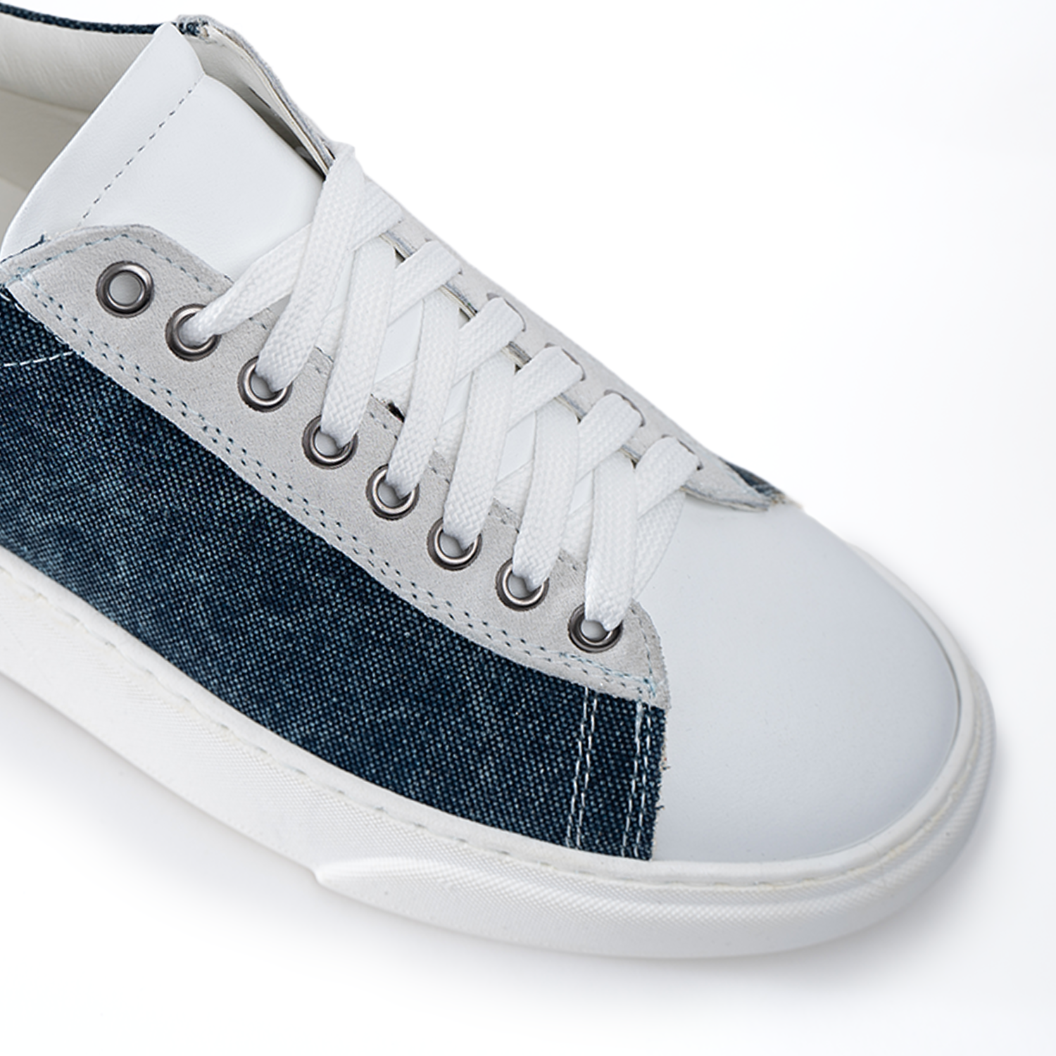 Smith Sneakers Homme en Denim fond blanc